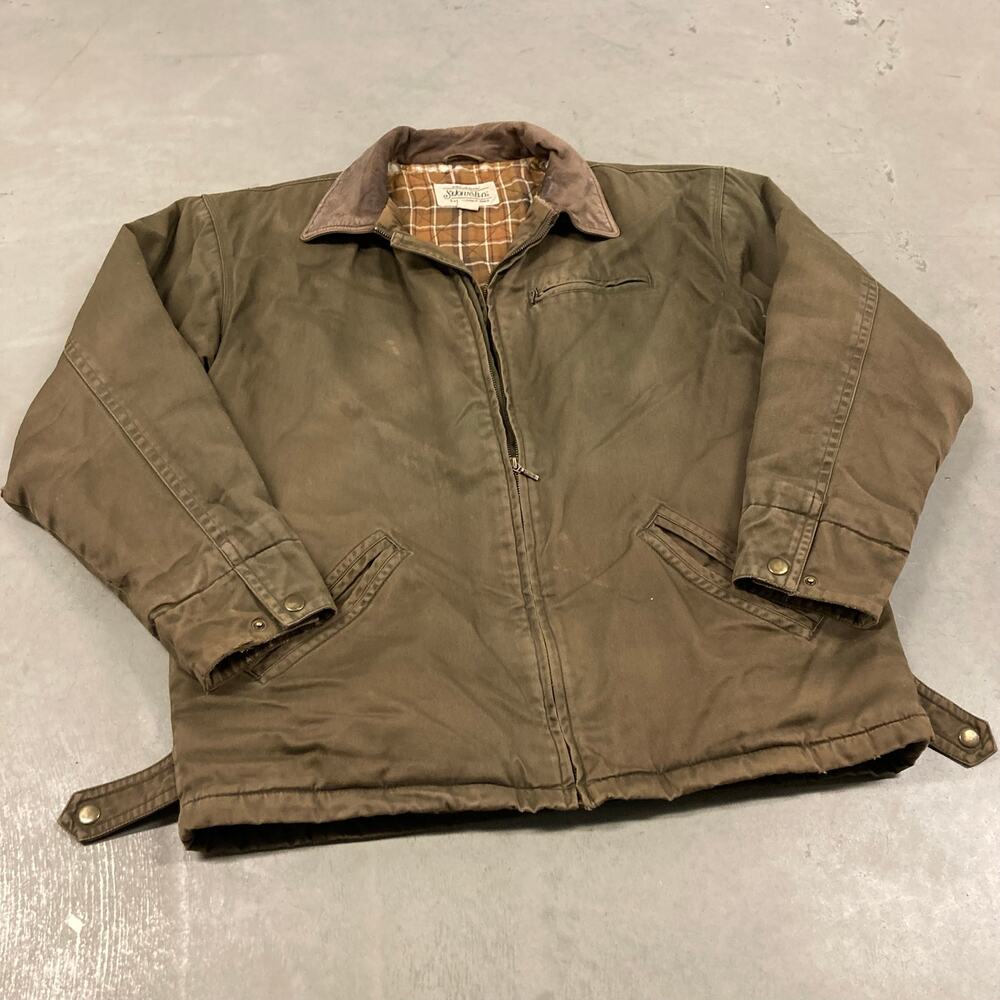 vintage 90’s flannel lined St. John’s Bay work jacket